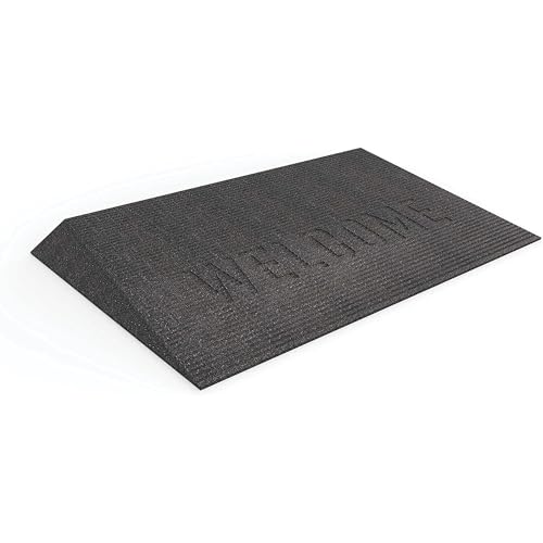 EZ-ACCESS - Transition Strip for Doorways, Rubber Threshold Ramp with