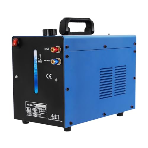 Welder Water Cooler for TIG, 9L 2HP 2.11gpm TIG Welder Water Cooling Tank with Transparent Window and Upgraded Silent Fan, 110V / 60Hz, Blue