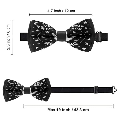 Supdreamc Men's Classic Bow Tie - Adjustable Length for Weddings & Parties2