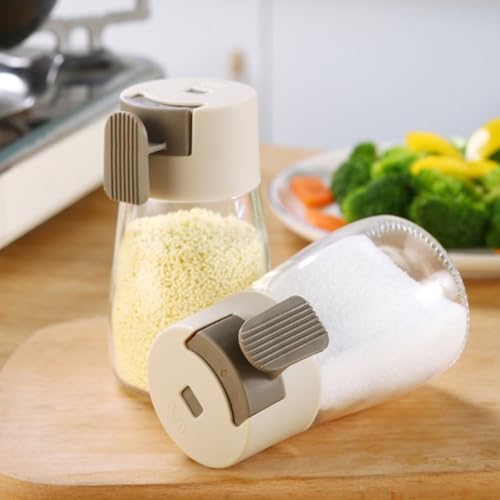 Dispensador de Garrafa de Tempero Tipo Prensa, Vedação de Medição de Pimenta, Garrafa de Vidro, Sale