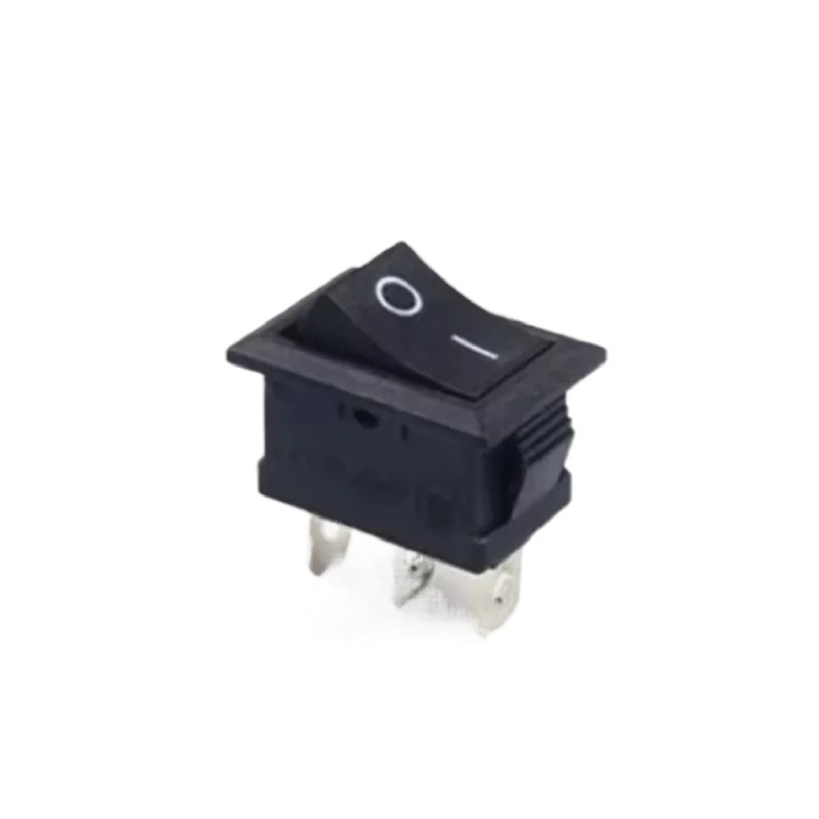 Interrupteur à bascule KCD1 3 broches 6A 250V noir pour bricolage électronique