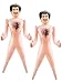 2 Pieses 59 Inch Inflatable Funny Doll Blow Up Tricky Doll Inflatable Doll for Halloween Bachelorette Party Prank Gag Gift Holiday Decoration