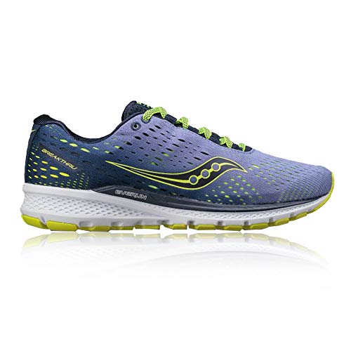 Saucony Breakthru 3, Zapatillas de Running para Mujer, Morado (Purple/Navy), 38.5 EU