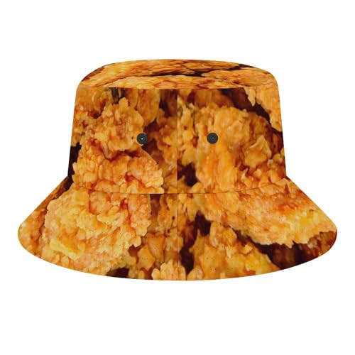 Image of Food Golden Corn Bucket Hats Unisex Washed Cotton Lightweight Outdoor Summer Beach Sun Hats Men Women Bucket Hat for Travel