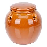 Pot de fermentation - pas un pot de pratique, mais aussi un récipient de stockage de nourriture une décoration pour la maison. pot de en céramique