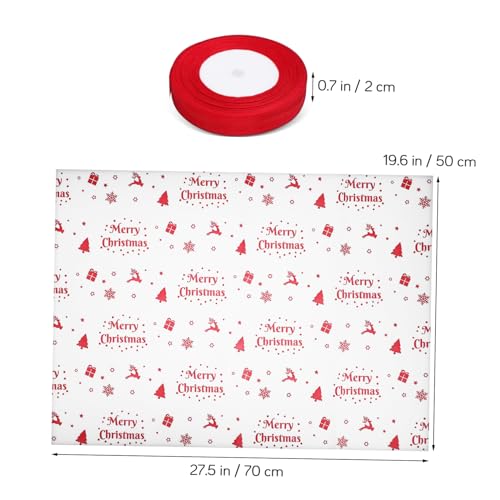 Papier pailleté de Noël COLLBATH pour décorations de fêtes