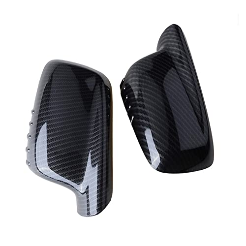 Couvercle de rétroviseur latéral Série 7 E65 E66 E67 style carbone premium - 5