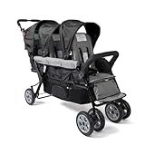 Gaggle by Foundations Compass 3 Seat Triple Stroller | Foot...