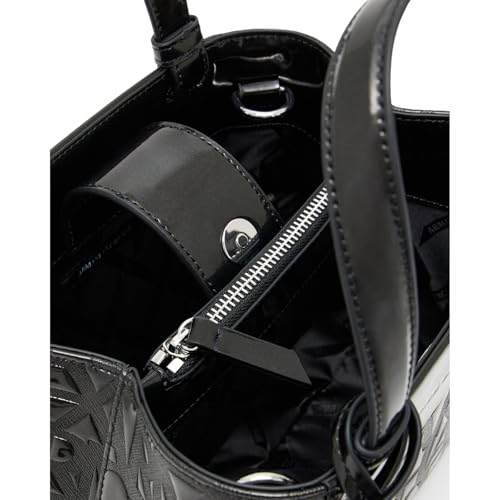 Bolso Tote Liz pequeño para mujer Armani Exchange negro brillante miniatura 5