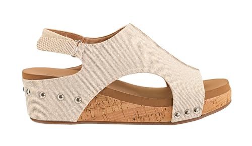 Image of Corkys Footwear Volta Wedge - Chic Elegance Meets All-Year Comfort with a 2-Inch Cork Heel and Marshmallow Insole for Stylish Everyday Wear and All-Day Comfort