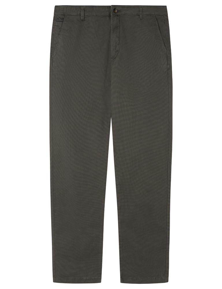 Pantalon texturé kaki Springfield pour homme en taille 40 coupe chino - 4