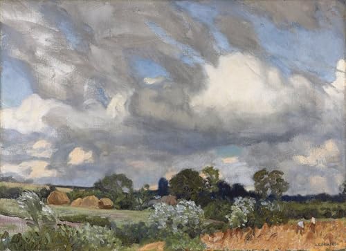 Peinture temps de récolte George Clausen tableau moderne chambre