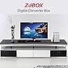 Digital TV Converter Box, ATSC Tv Tuner - ZJBOX for Analog HDTV Live 1080P with Recording&Playback,HDMI Output, Timer Setting TV Tuner Function Digital Channel Free