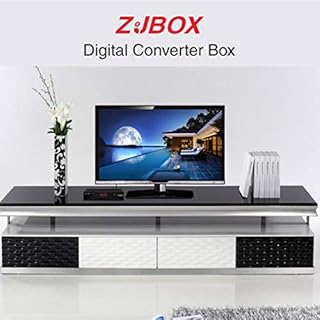 Digital TV Converter Box, ATSC Tv Tuner - ZJBOX for Analog HDTV Live 1080P with Recording&Playback,HDMI Output, Timer Setting TV Tuner Function Digital Channel Free
