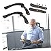 Angoily 1Set Sturdy Office Chair Armrests Grip Handles for Swivel Chairs Seat Armrests for Enhanced Comfort and Support and Stretchable Design
