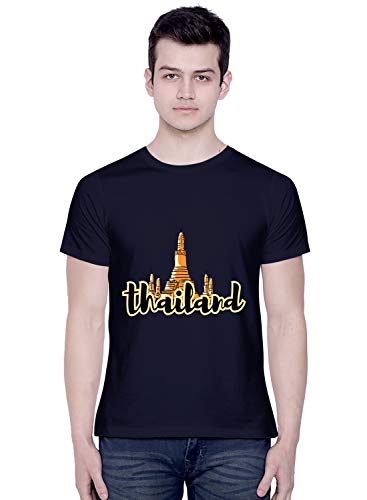 Image of CreativiT Graphic Printed T-Shirt for Unisex Thailand Tshirt | Casual Half Sleeve Round Neck T-Shirt | 100% Cotton | D00867-37