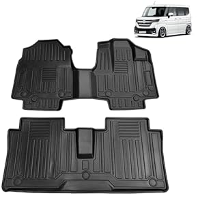 LJ vehicle 車用マット 黒 オートバックス AQ. BLACK LIMITED レザーマット 後席用/前席用S