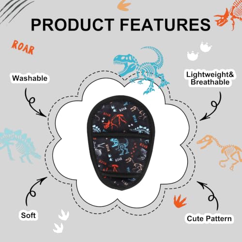 Image of 2 Pack Crotch Area Pad for Stroller, Universal Pram Belt Cushion for Kids
