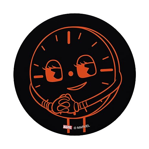 Marvel Studios Loki Season 2 TVA Miss Minutes Being Helpful PopSockets Swappable PopGrip, Black - Image 3