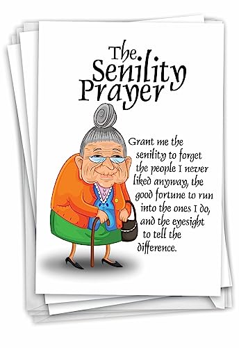 NobleWorks - Pack of 3 Hilarious Birthday Greeting Cards with