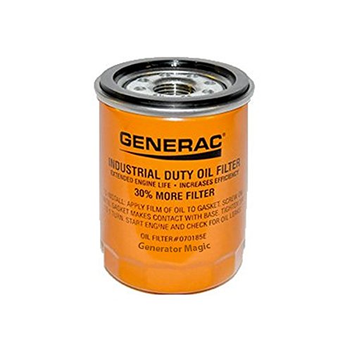 GeneracOil Filter 90 Logo ORNG-CAN - 070185E 90mm High Capacity (30% More Filter)