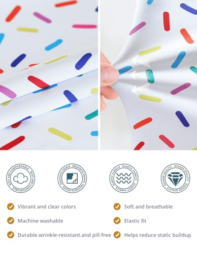 Gorro de quirófano colorido para mujer con botones ajustables miniatura 5