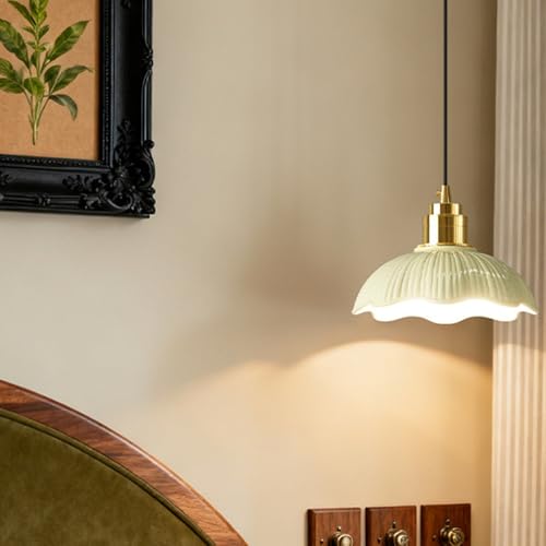 Lámpara colgante de cerámica moderna ajustable para iluminación de dormitorio e isla 2