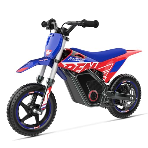 Image of RFN SX-E250 36V Electric Bike, 400W Electric Motorcycle 15.5 mph Max Speed & 11.2 Mile Range, 3-Speed Off-Road Bike for Kids Ages 3-6