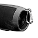 Linkidea Silicone Speaker Case Cover Compatible with JBL Charge 3, Protective Soft Skin Sleeve, Travel Carrying Pouch with Keychain Hook (Black)
