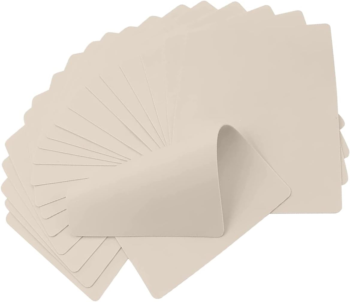 Rayyl 20pcs Fake Skin Tattoo Practice Skin 15 x 20cm Thin Sheets for Realistic Tattoo Training Essential Kit for Artists & Beginners