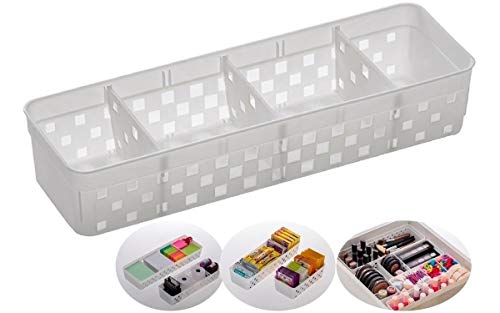 2 Cestos Organizador Divisórias Gaveta Separador Armário Closet