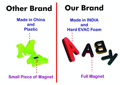 Image of Magnetic Letters Numbers Alphabet Fridge Magnets Colorful Foam ABC 123 Toy Set Preschool Learning Spelling Counting Uppercase Lowercase Math for Kid Toddler (66 Pcs)
