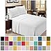 LuxClub 4 PC King Size Sheet Set Bed Sheets Deep Pockets Wrinkle Free Cooling Bed Sheets Machine Washable Hotel Bedding Silky Soft - White King
