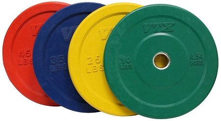 230 lb bumper plate set