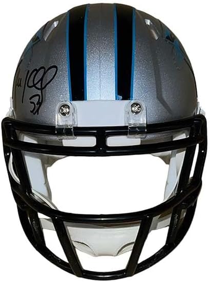 Luke Kuechly Signed Football Helmet Beckett