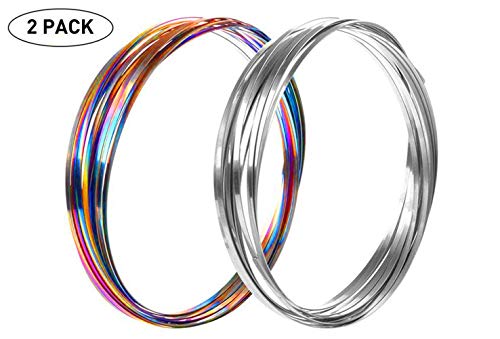 Hbitsae Magic Flow Ring, Kinetic Ring ,Spiral Spring Toy ,for Adult and Child Science Education, Interaction, Stress-Relieving New Toys