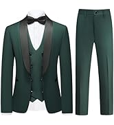 KUDMOL Boys Slim Fit Suits Formal Tuxedo 4 Piece Kids Dresswear Outfits with Vest Pants Jacket Bo...