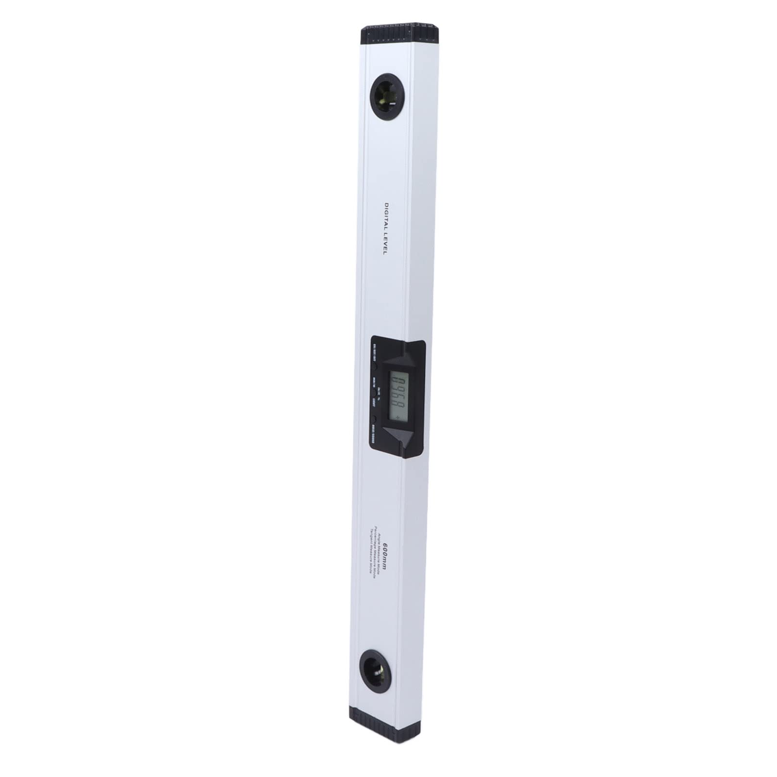 Cocoarm Livella Digitale, Livella Magnetica in Lega di Alluminio con Retroilluminazione LCD, Misurazione Assoluta e Relativa 4x90 Gradi, per Installatori di Ingegneria Industriale Edile (600 mm)