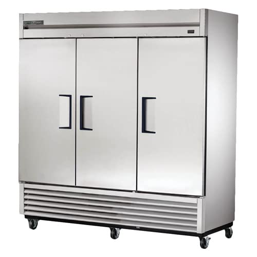 TS-72F True Reach-in Freezer - Three Door - 72 Cu. Ft. - 1 HP Freezer – 72.0 cubic_feet, Silver, Model True TS 72F
