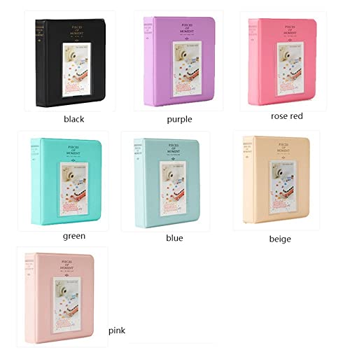 KALUO Fotokartenhalter mit 64 Fächern für Fotoaufkleber, Fotoalbum, Fotoalbum, Aufbewahrung, Sofortalben (grün) – Bild 4