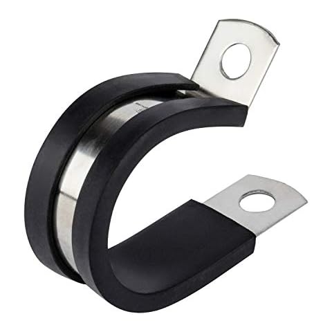 ISPINNER 12 Pack Rubber Cushioned Cable Clamps Cover