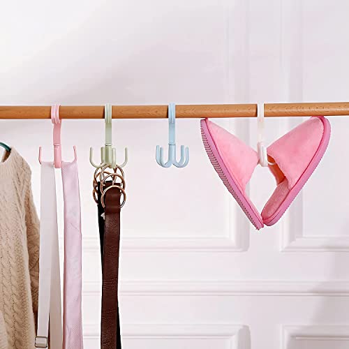 Image of SpaceOrganizer 360-Degree Rotating Clothes Hanger, Multi-Purpose Wardrobe Organizer for Pants and Suits (360 Rotating Clothes Hanger, 5PCS)