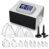 RUTAWZ Vacuum Therapy Machine, Touch Screen Version BBL Vacuum Scraping Cupping Machine, Manual Massager with 24 Suction Cups and 3 Pumps