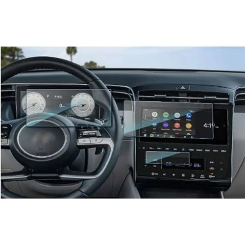 Verre trempé Tucson NX4 protection écran navigation LCD 10.25 pouces tableau de bord GPS