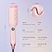 Wavytalk Power Wave Hair Crimper, Curling Iron Hair Crimper Waver, Ventilation Design for Less Damage, Ionic Reduces Frizz, Effortless-Waver, Dual Voltage Crimping Iron, Pink