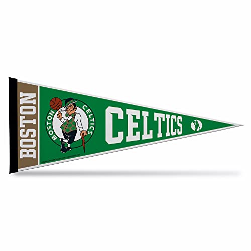 Rico Industries NBA Basketball Boston Celtics Exclusive 12 x 30 Felt Wall Dcor Pennant - Great for Home/Bed Room/Man Cave Dcor