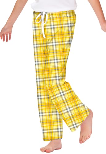 Image of Remimi Girl Boy Plaid Pants Drawstring Summer Casual Loose Bottoms 5-14 Years