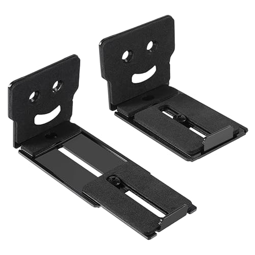La Mejor Recopilación de soportes - solo los mejores. 46 DYNAFIRE Soporte para Barra de Sonido en Pared - Base Universal de Barra de Sonido. Soporte Ajustable de Metal para Soundbar, Extensible de 8 cm a 13 cm - Negro