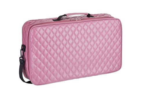 Set de Mahjong Americano con bolsa de cuero PU rosa púrpura miniatura 4