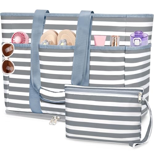 TEUEN Grand Borsa Mare con Zip Donna, 45L Borsa Mare